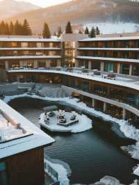 長白山親子溫泉指南|柏悅私湯+雪景,遛娃不費媽