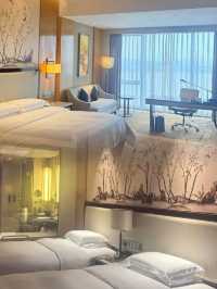 武漢江景天花板住希爾頓躺著看兩江交匯,下個樓就是江漢關!