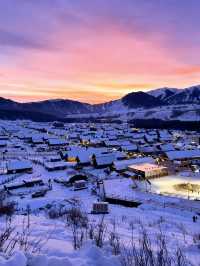 初冬禾木村|雪落圖瓦村落的北疆童話秘境