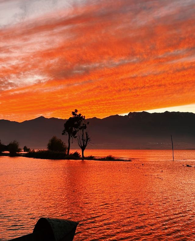 在大理,我找到了一個人少景美的晚霞秘境 在大理,我找到了一個人少景美的晚霞秘境