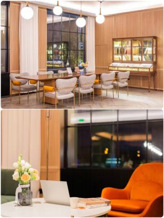 This Orange Hotel by Phoenix Lake in Gushi makes me want to stay long-term!