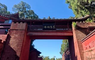 七曲山寺は、四川省綿陽市紫通県の北に位置する七曲山にあり、綿陽市中心部から約49キロメートルです。国道108号線を経由して車で行くことができます。