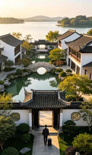 The ultimate Yangzhou stay! Stay in a lakeside garden, immerse yourself in the poetic charm of Jiangnan
