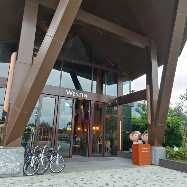宜蘭力麗威斯汀度假酒店，有獨立戶外湯池哦！