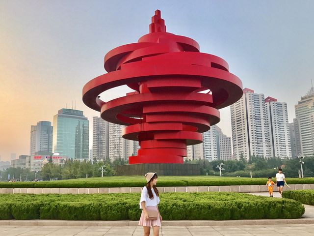 칭다오의 랜드마크 5.4광장 ❤(五四广场) ️
