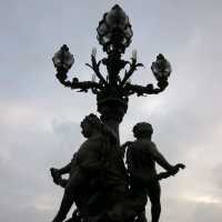 Beautiful Pont Alexandre III Bridge in Paris