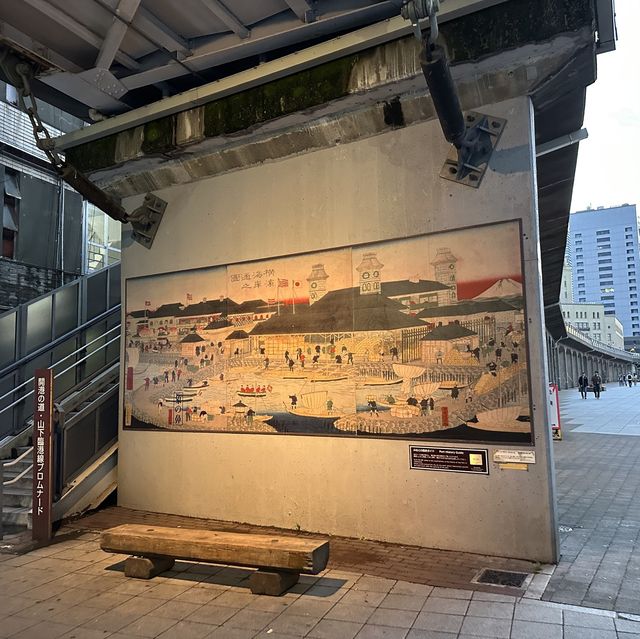 【横浜】夕方のみなとみらい散歩・横浜港大桟橋の景色