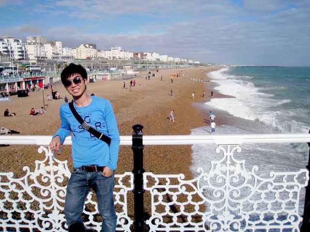 Most famous Brighton beach in United Kingdom 