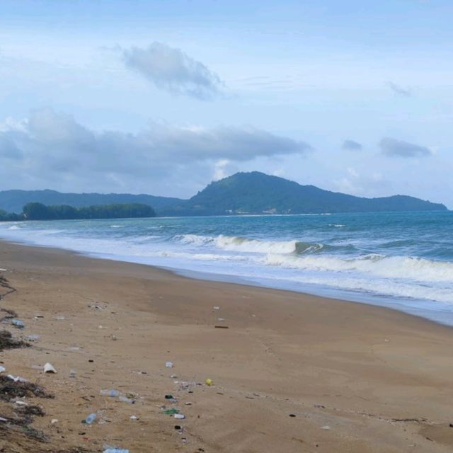Romantic beach at Phuket airport 