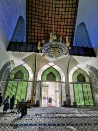 The unique architerure design of the Blue Mosque