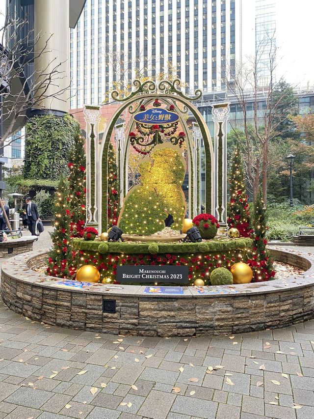 2023年思い出にのこる美女と野獣クリスマスオブジェ