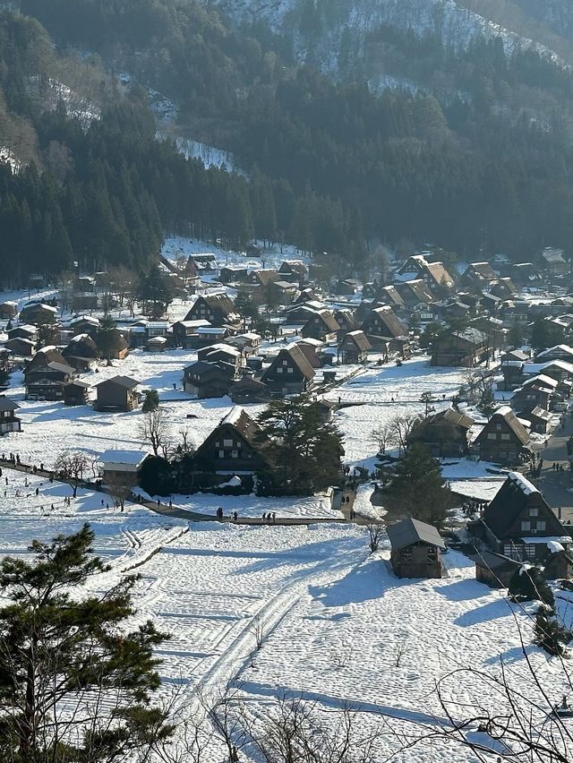 【日本/岐阜】世界遺産！冬の白川郷🏠