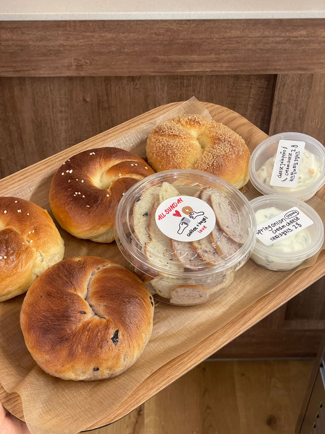 🥯갬성 가득 바다뷰 올선데이 베이글🥯