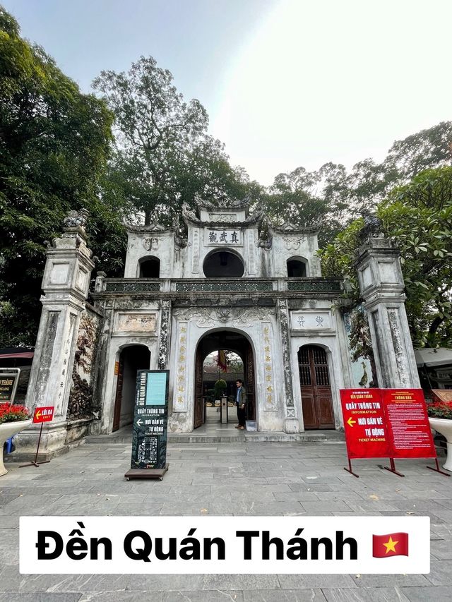 วัดกวานแถ่งห์ (Đền Quán Thánh) 🇻🇳