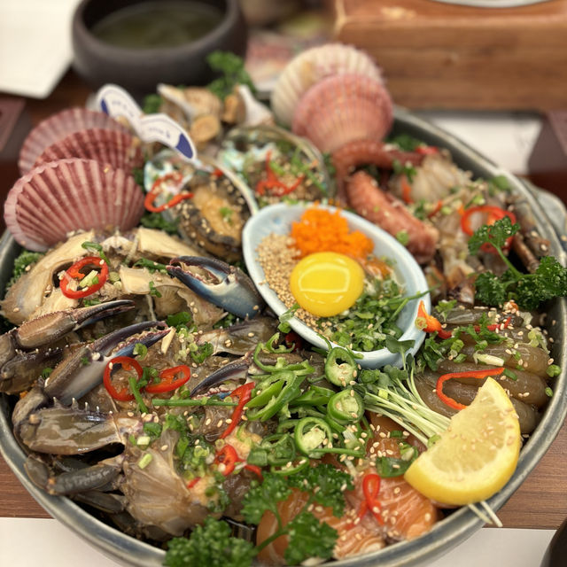 【釜山/海雲台】伝統の醤油漬け海鮮のお店