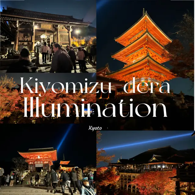 kiyomizu dera illumination 🏮🍁
