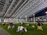 日本大阪-大阪梅田免費賞夜景逛街的好去處：時空の広場