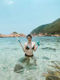 🇭🇰 香港竟然有絕美玻璃海｜綠蛋島🏖️