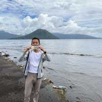 Ternate island, pictured on bank notes