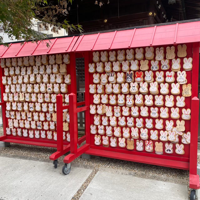 うさぎの絵馬が可愛すぎる🐰神社⛩️