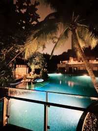 Outdoor swimming at Equarius Hotel