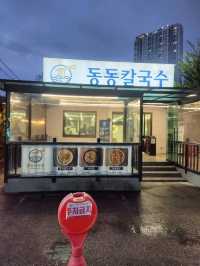 해물파전이 일품인 가을핫플 동동칼국수👍