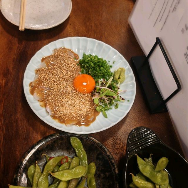 maguro based soba soup in Osaka