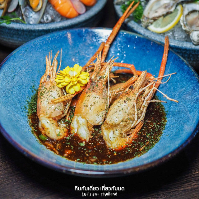 บุฟเฟ่ต์ขาปูยักษ์ กุ้งแม่น้ำเจ้าพระยา 