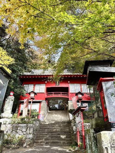 栃木×佐野】釘を使わない建築 朱塗りの舞台からの眺めが素晴らしい