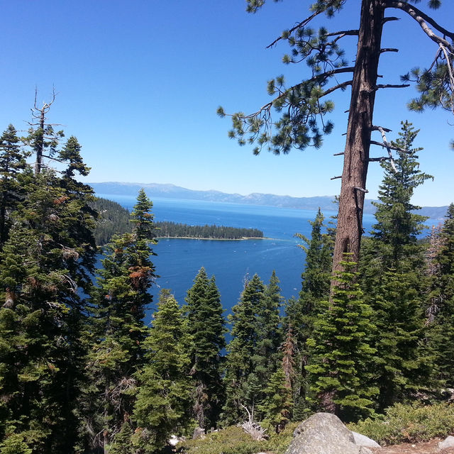 Discover the Famous Scenic Lake Tahoe Emerald Bay in Summer 