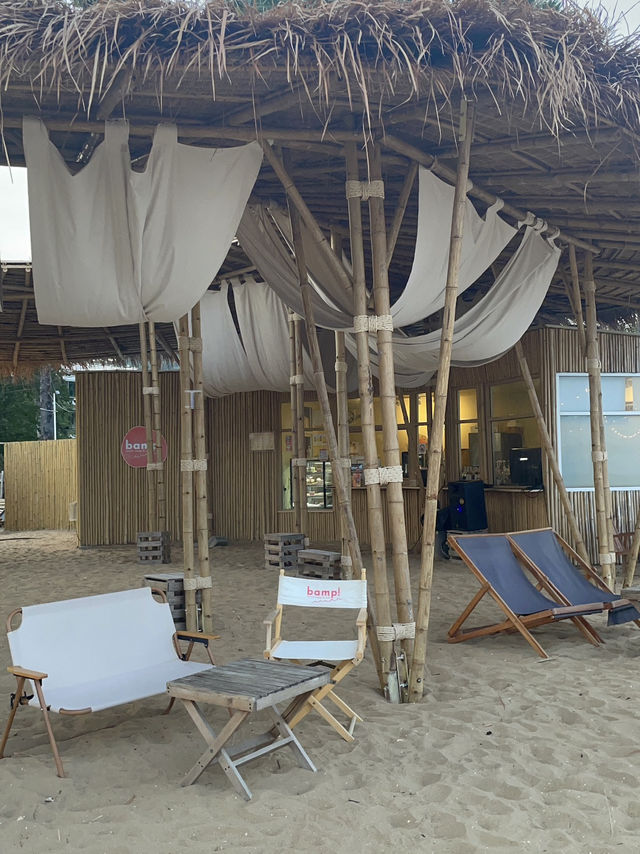 🤎 คาเฟ่หัวหินติดริมทะเล |  BAMP : Beach & Cafe 🥹