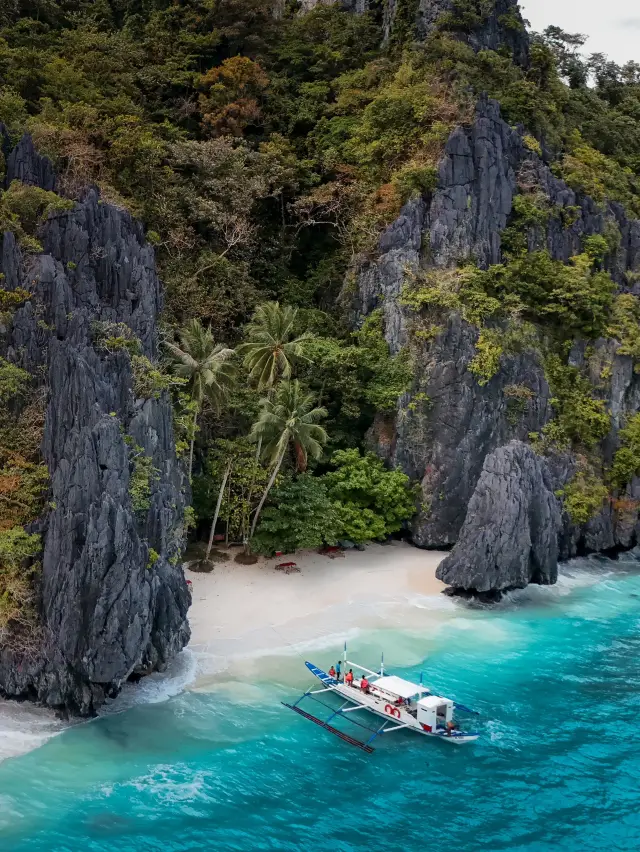 菲律賓 | 可能係愛妮島最美的沙灘Entalula Beach🩵