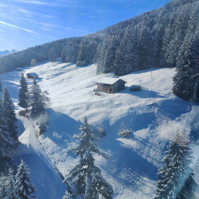 Beautiful snow mountain in Grindelwald