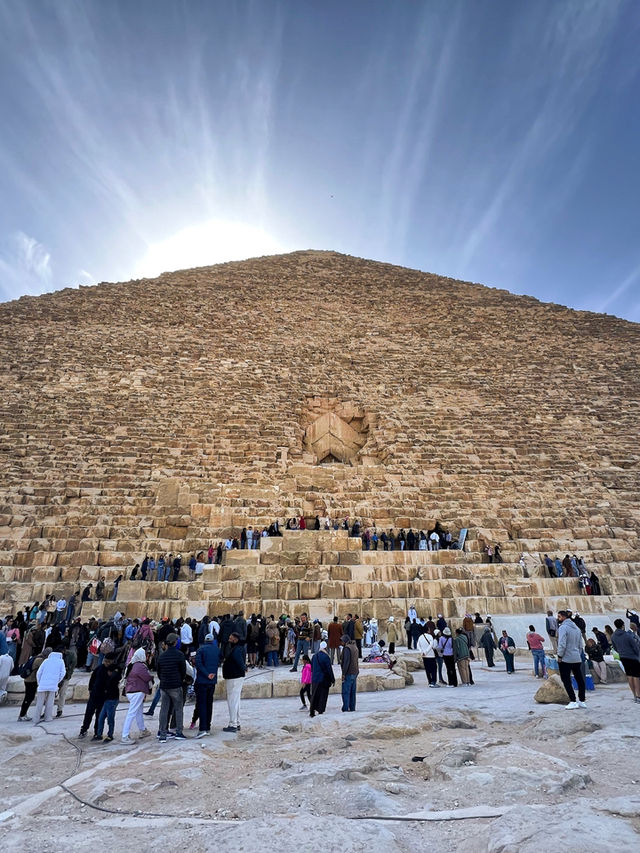 Giza pyramid of Egypt วิธีการเที่ยว