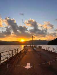 【箱根】夕焼けが絶景な芦ノ湖