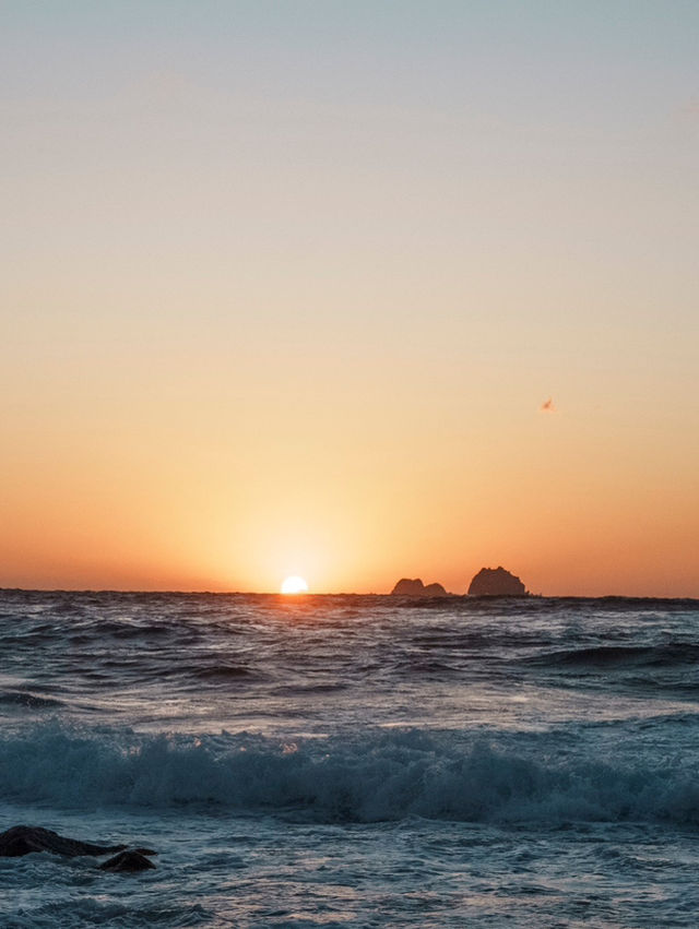【神津島】前浜海岸の絶景サンセット🌅