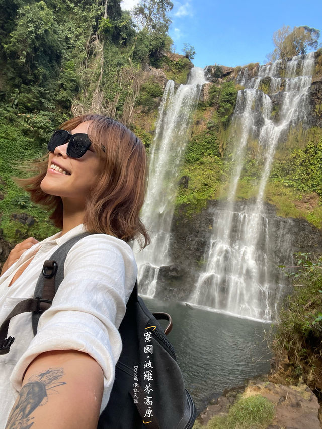 📍寮國必踩景點。巴色環線波羅芬高原瀑布天堂Tad Gneuang Waterfall