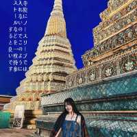 バンコク夜景の綺麗な寺院🇹🇭