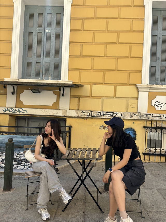 A Hidden Gem in Athens: Dinner at Aspro Alogo 🇬🇷🍽️