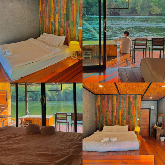 นอนแพริมน้ำ วิวภูเขา บรรยากาศโคตรฟิน 🛁⛰️🏞️