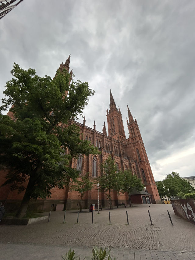 A worth visiting neo-gothic Church in Wiesbaden, Germany 