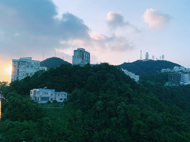 Skyline Serenity: The Peak by Day