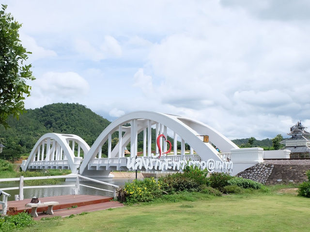 สะพานขาวทาชมภู อ.แม่ทา จ.ลำพูน