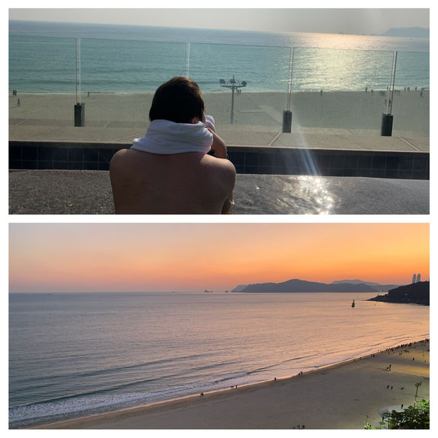 해운대 일출과 파라다이스 호텔 호캉스, 완벽한 하루의 시작