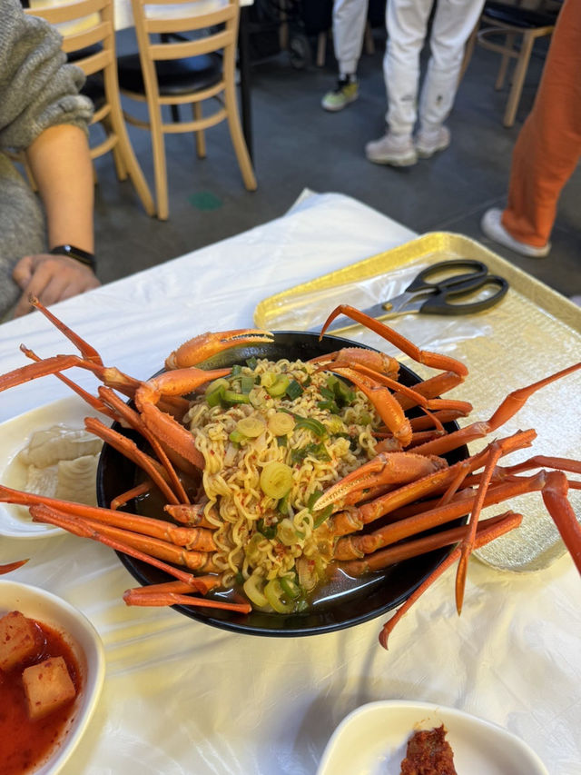 속초 대게해물라면 , 아바이순대 맛집 ‼️