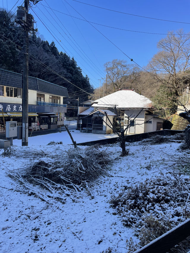 袋田瀑布—冰封的藝術