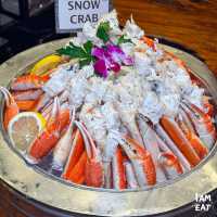 บุฟเฟ่ต์ขาปูหิมะ  กุ้งเผา Seafood เพียบ!