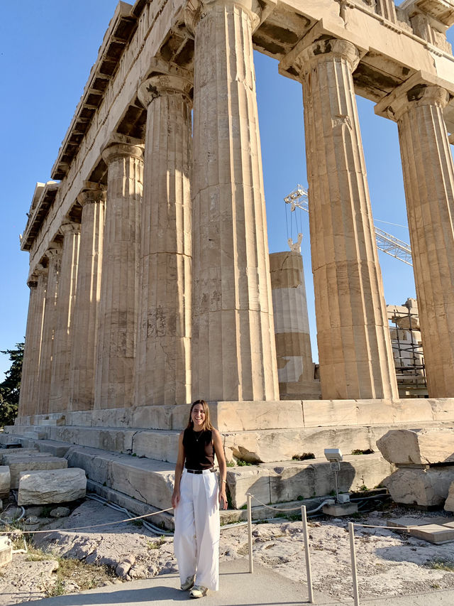 My First Day in Athens: Sunset at the Acropolis & a Hidden Food Gem