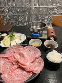 日本岡山壽喜燒（一個人也能吃好料和牛火鍋）