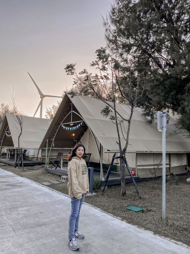 台中免裝備露營⛺️向海那漾